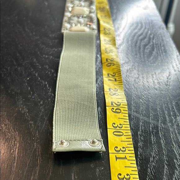 Y2K faux gems Embellished Belt- gems- stretch loft- waist belt - Picture 4 of 6